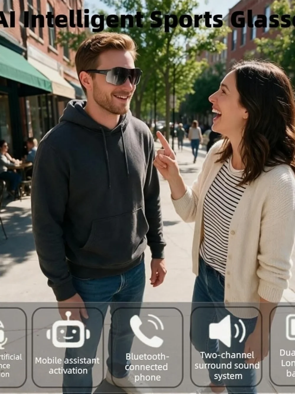 Smart Bluetooth Audio Sunglasses
